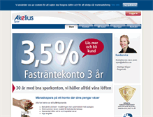Tablet Screenshot of akeliusspar.se